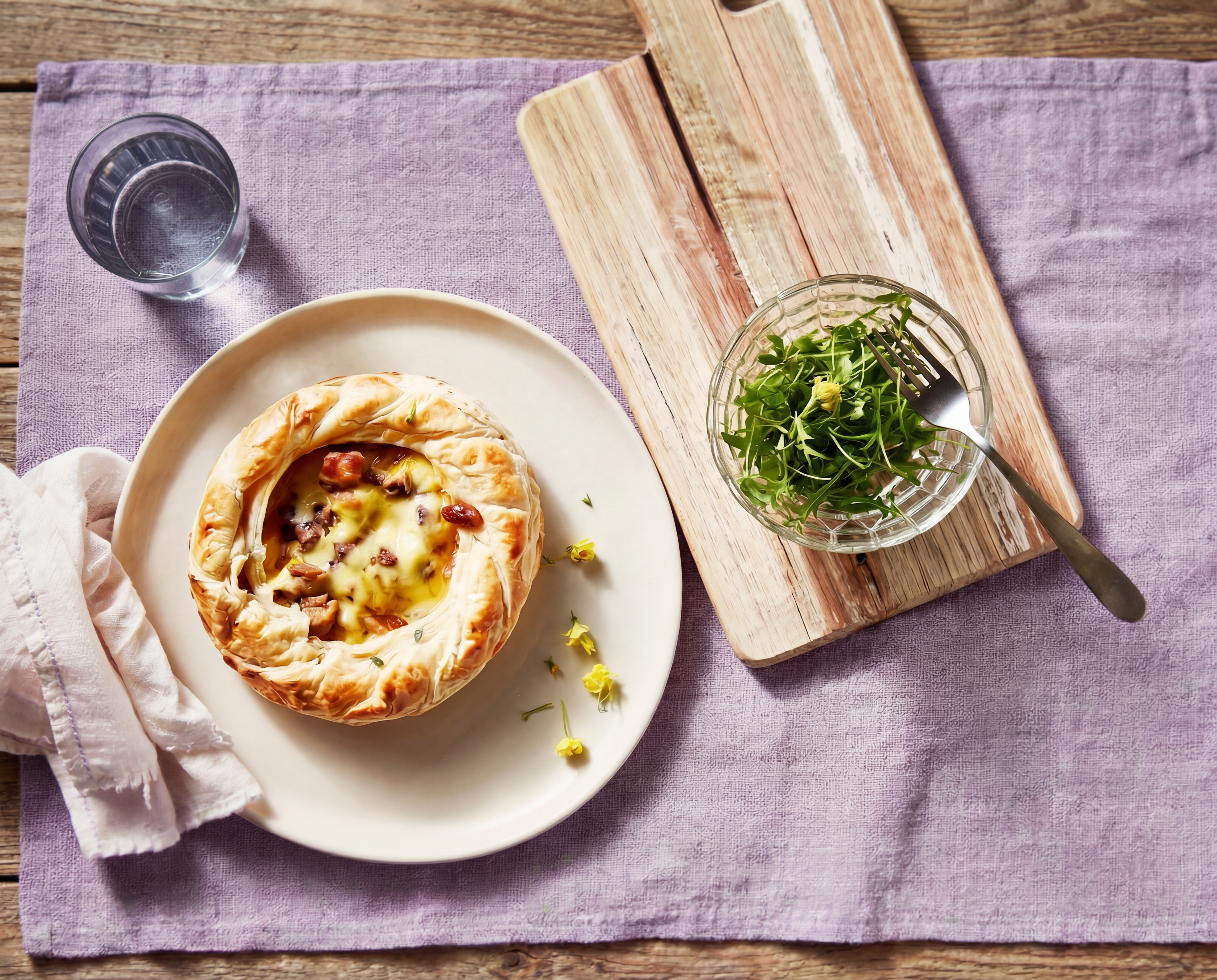 Hartige 'upside-down' gehakttaartjes