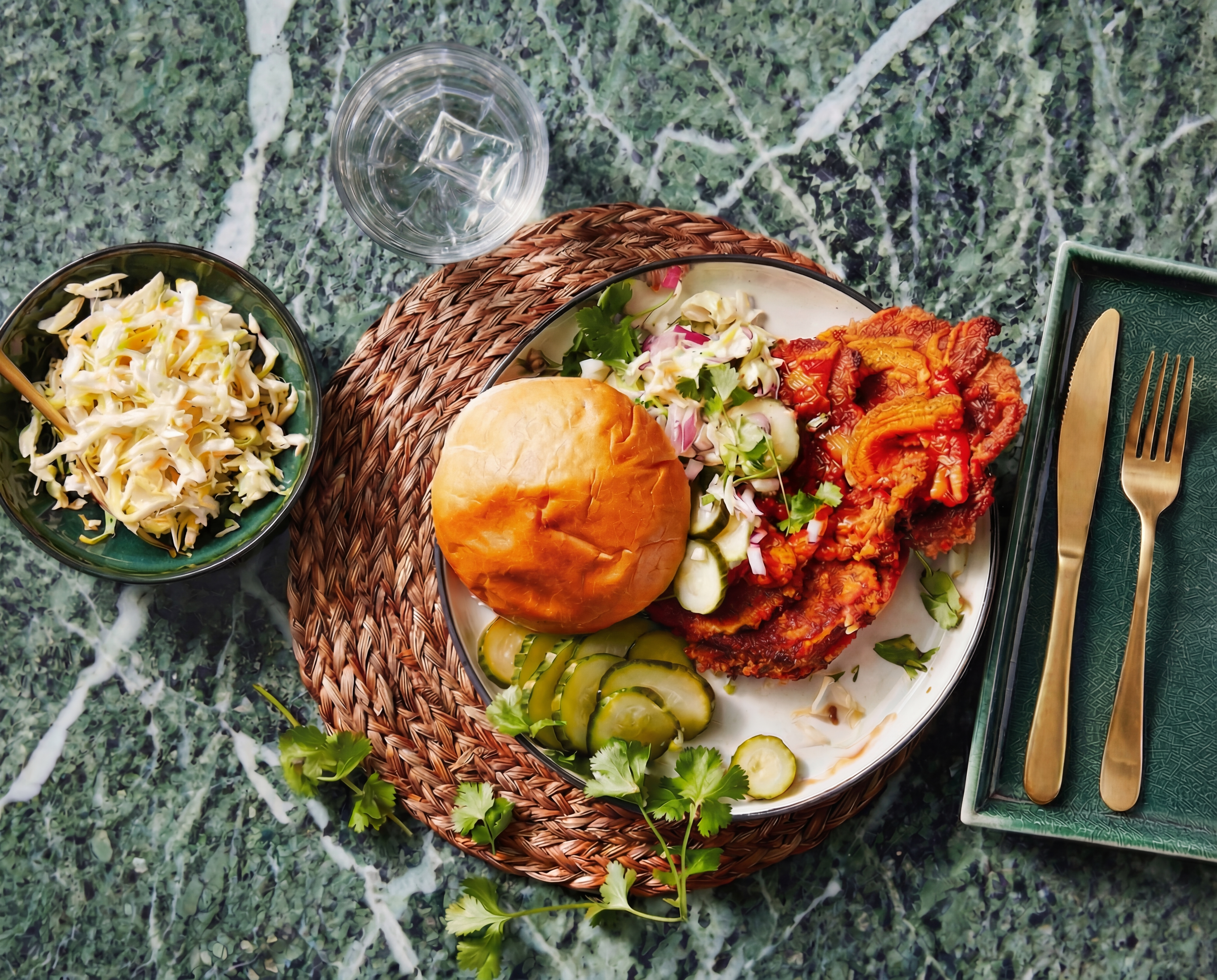 Pittige nashville hot vega burgers