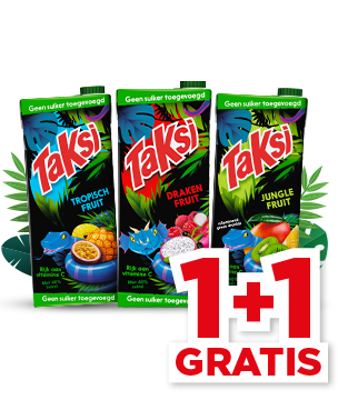 Taksi producten, 1+1 GRATIS.