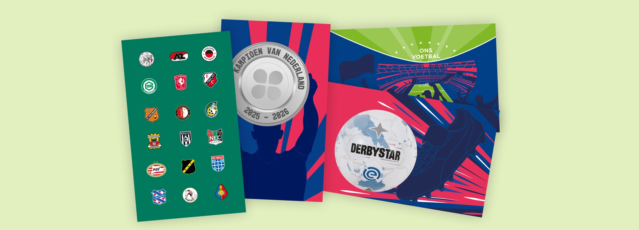 XXL stickers van de Voetbalplaatjes.