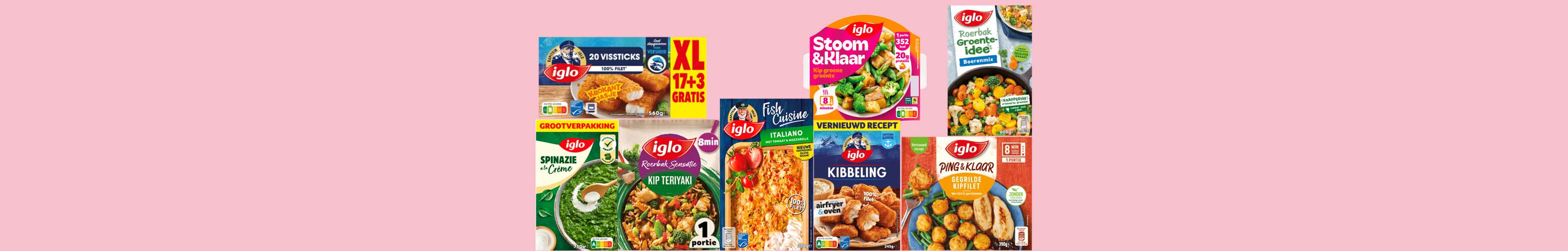 Het assortiment Iglo bij PLUS