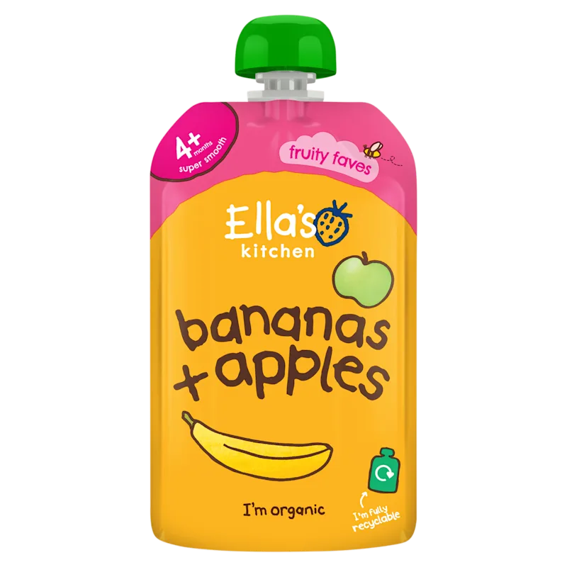 Ella's Kitchen Knijpfruit banaan + appel 6m+