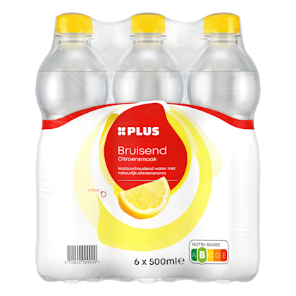 Bruisend water citroen - PLUS