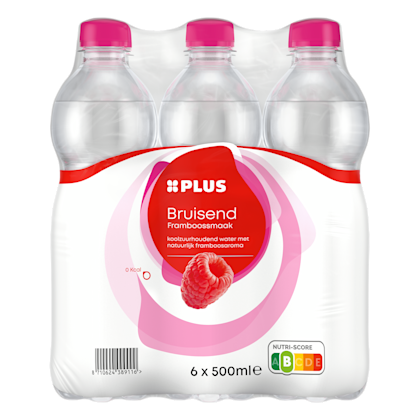 Bruisend water framboos - PLUS