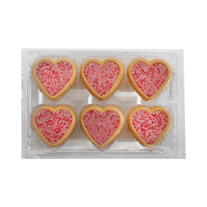 Hartkoekjes met sprinkles