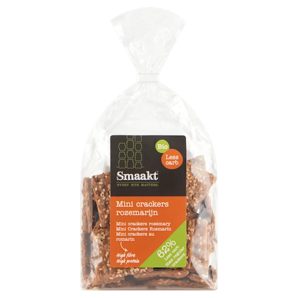 Smaakt Less Carb Minicracker rozemarijn