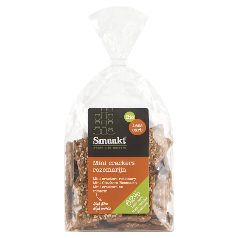 Smaakt Less Carb Minicracker rozemarijn