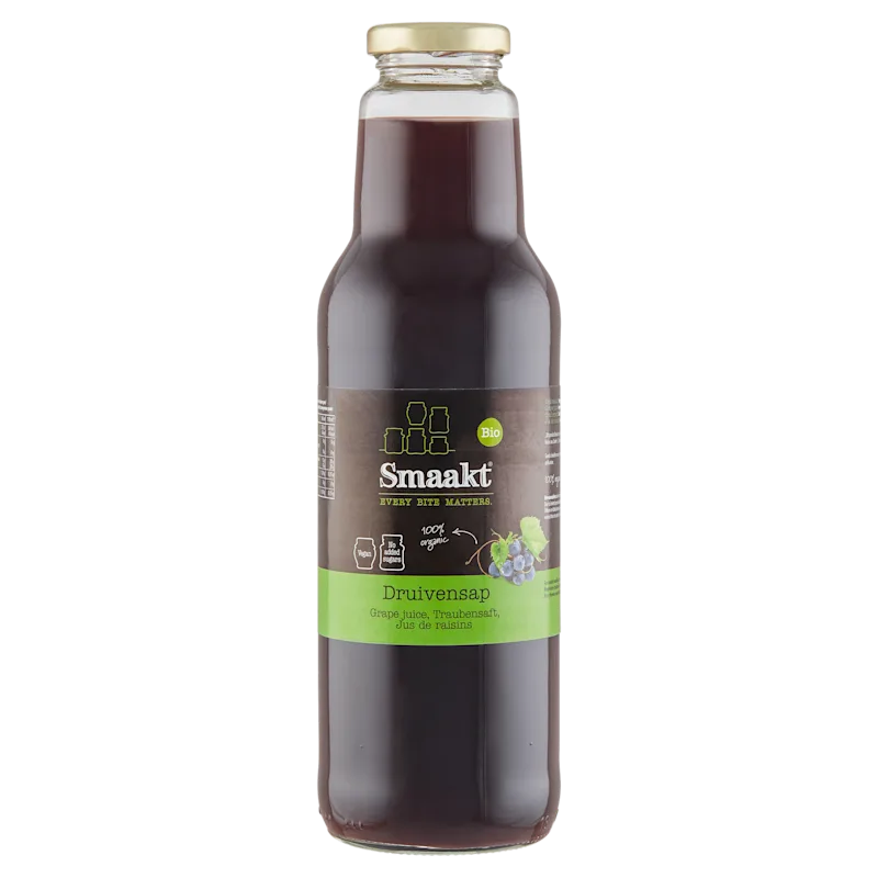 Smaakt Bio Druivensap 750 ml