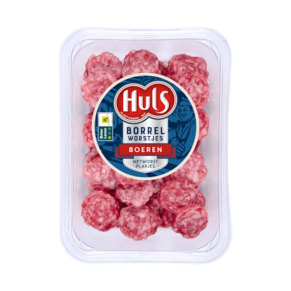Huls Boerenmetworstplakjes BL1
