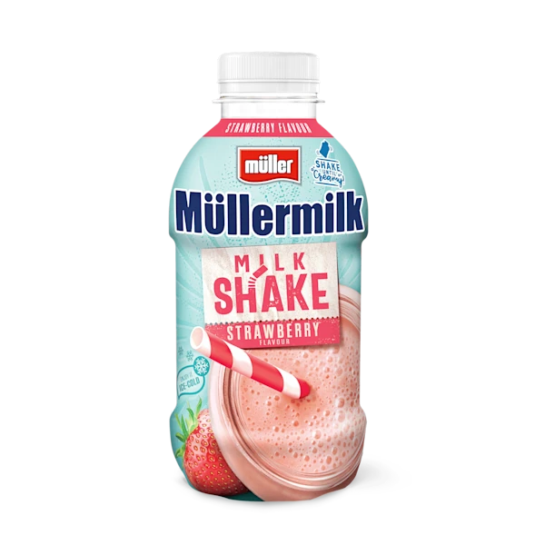 Müllermilk Milk shake aardbei