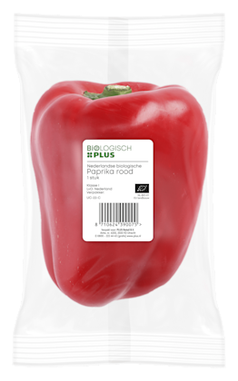 Biologisch PLUS Paprika rood