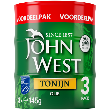 Tonijnstukken in zonnebloemolie