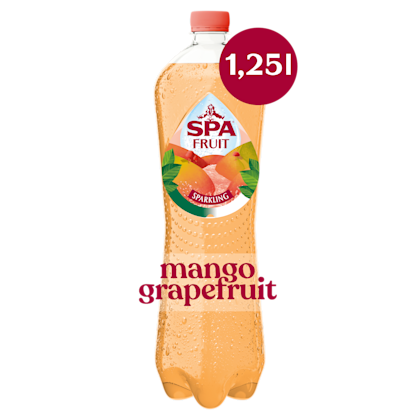 Fruit sparkling mango grapefruit