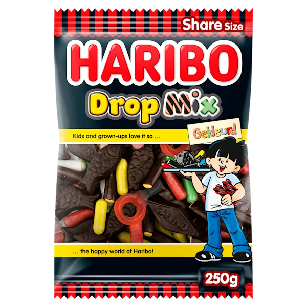 Haribo Dropmix Gekleurd