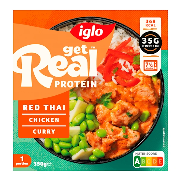 Iglo GetReal Protein Red Curry Chicken
