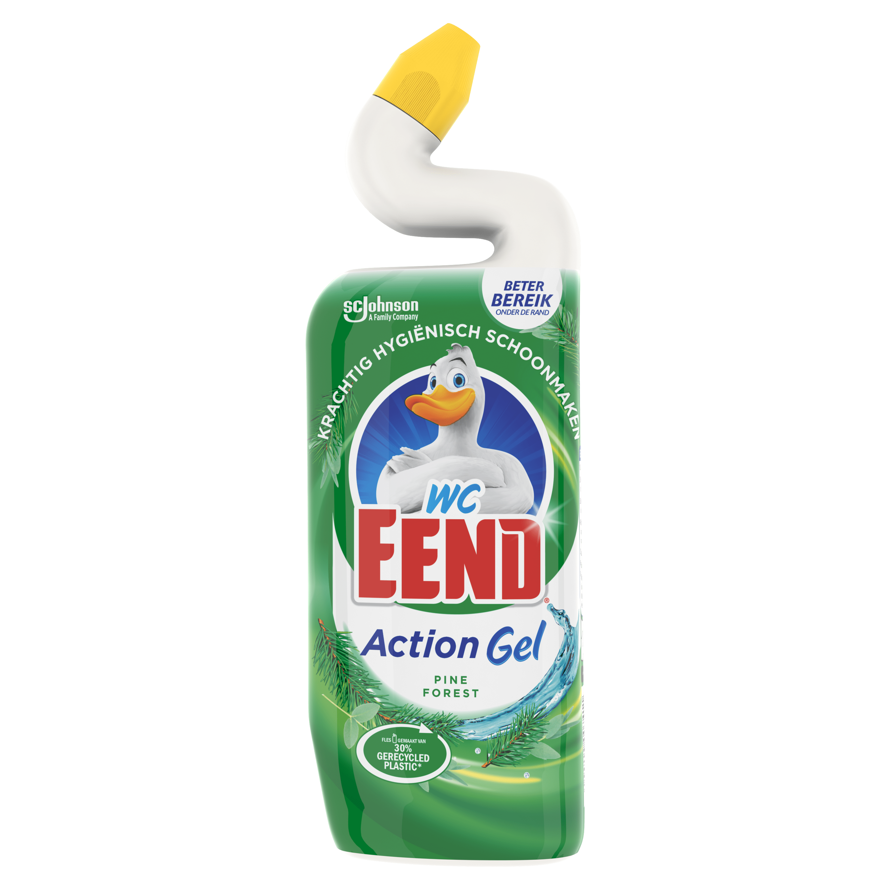 Wc Eend Toiletreiniger action gel pine fresh Per Fles 750 ml