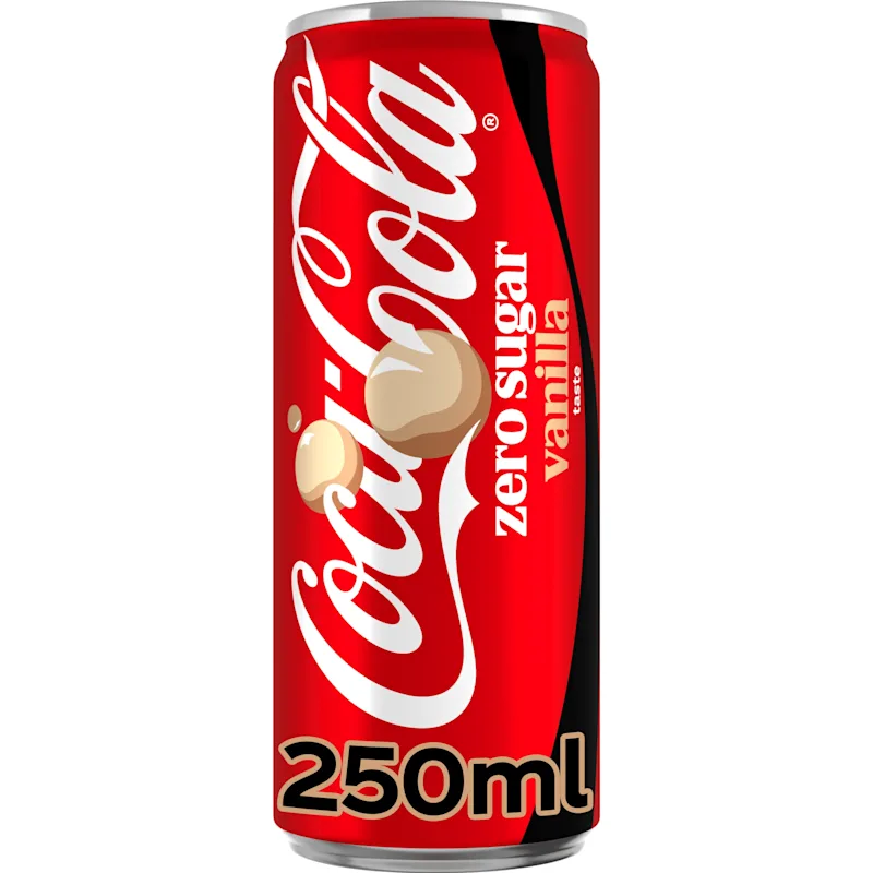 Coca-Cola Zero sugar vanilla 4-pack