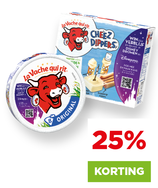 Bel producten met 25% korting