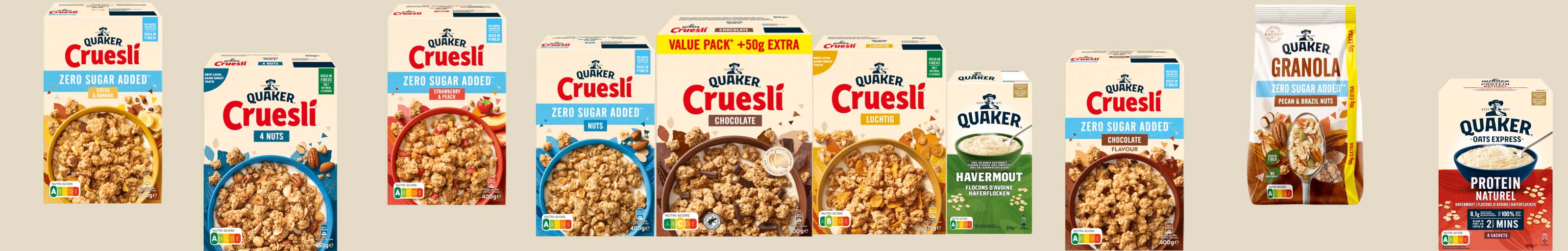 Quaker assortiment bij PLUS