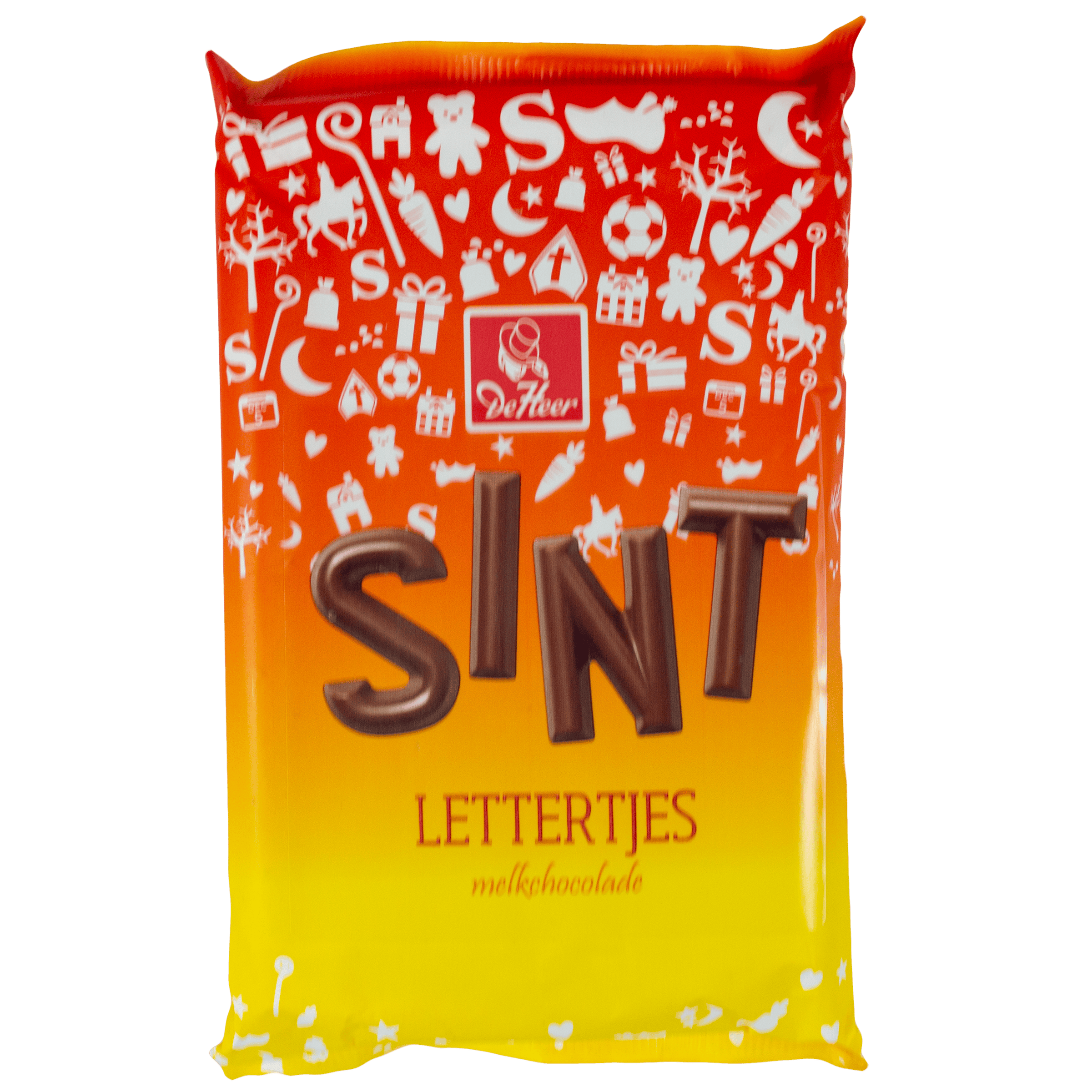 De Heer Chocolade mini lettertjes melk