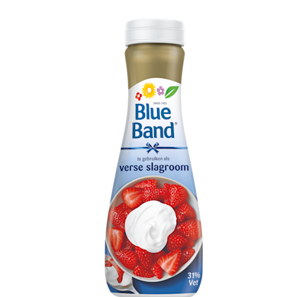 Blue Band Te gebruiken als slagroom