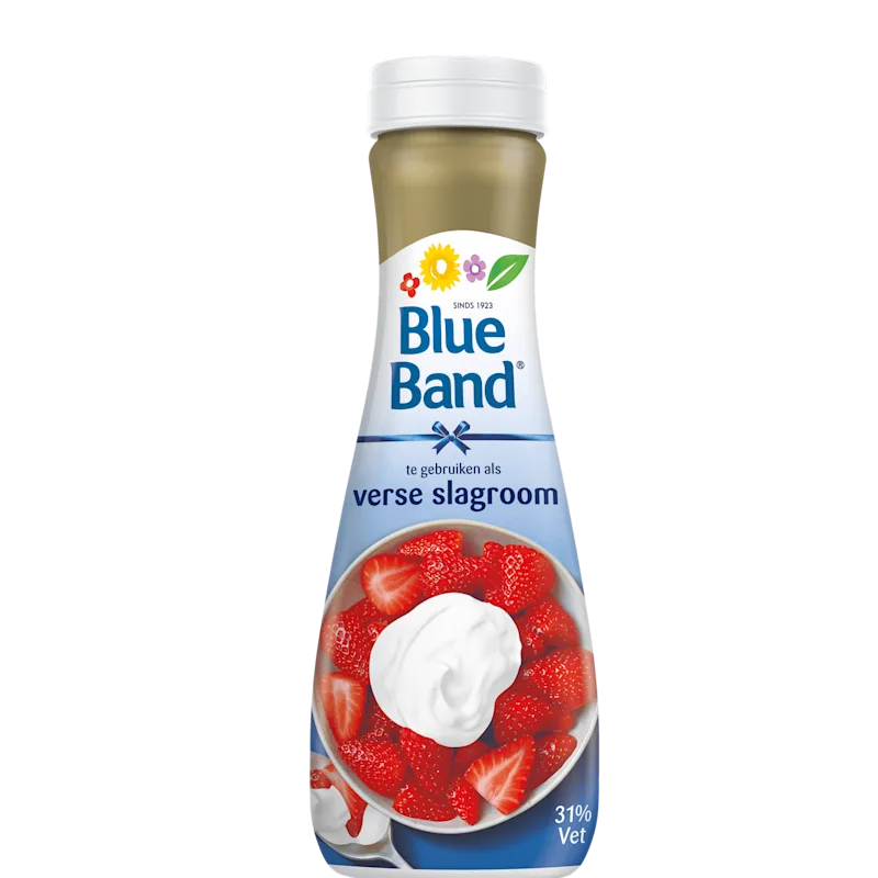 Blue Band Te gebruiken als slagroom