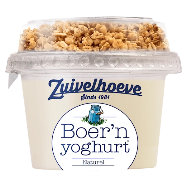 Zuivelhoeve Boer'n Yoghurt muesli naturel
