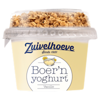 Zuivelhoeve Boer'n Yoghurt muesli vanille