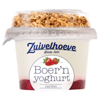 Zuivelhoeve Boer'n Yoghurt muesli aardbei