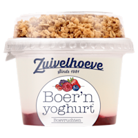 Zuivelhoeve Boer'n Yoghurt muesli bosvruchten