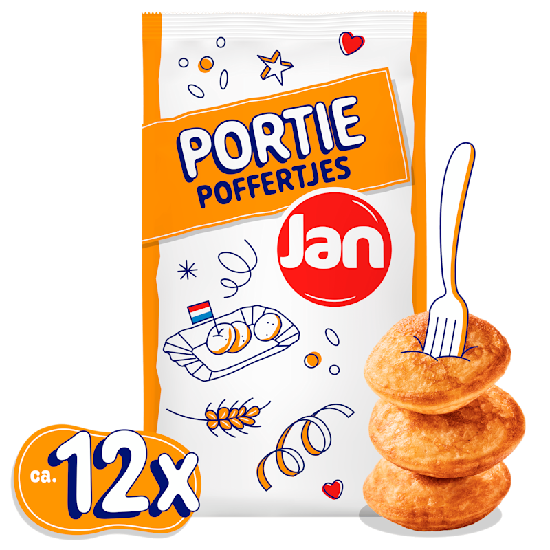 Jan Portie poffertjesPer 100 g 1.001.490