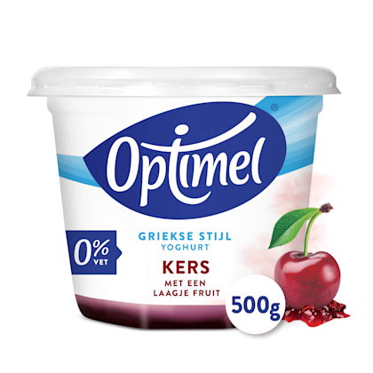 Yoghurt Griekse stijl kers 0% vet