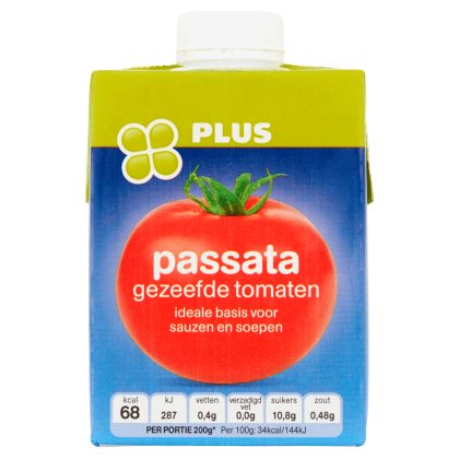 Passata gezeefde tomaten