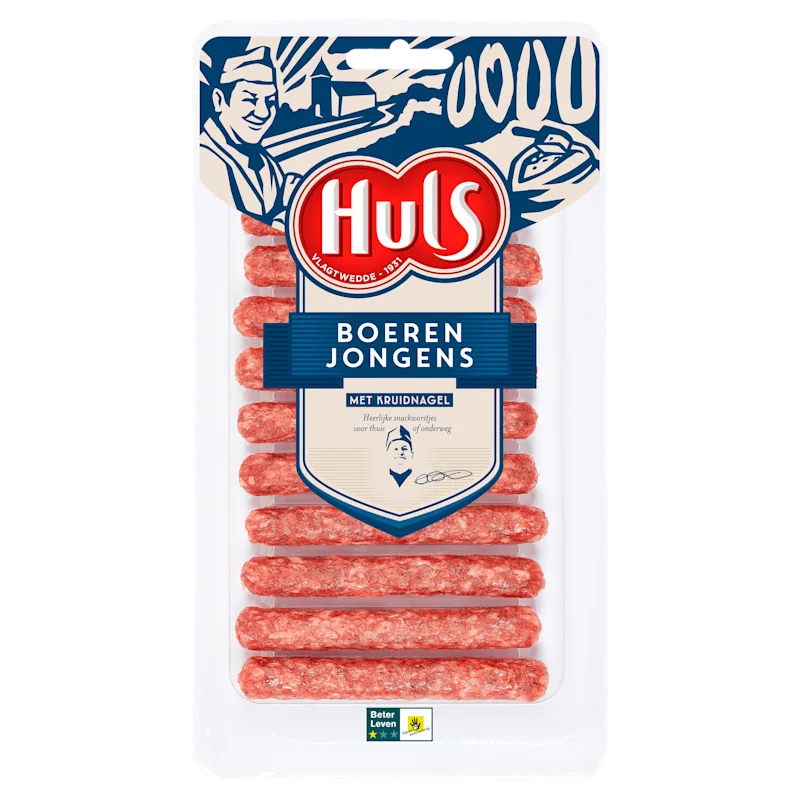 Huls Snackworstjes met kruidnagel