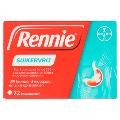 Rennie Maag tabletten Suikervrij