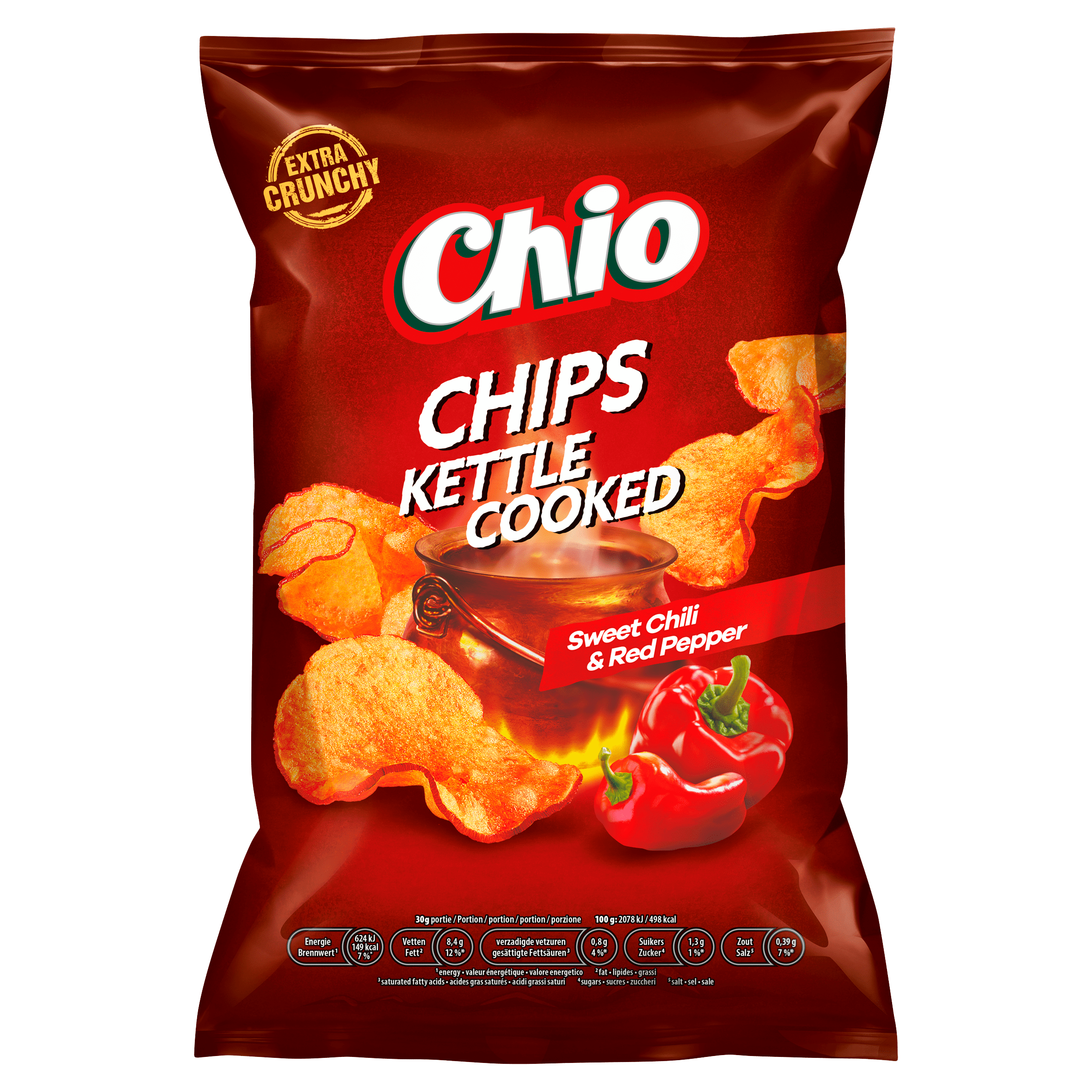 Chio Kettle cooked chips sweet chili pepper Per Zak 150 g
