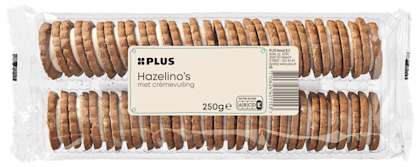 Hazelino's met cremevulling