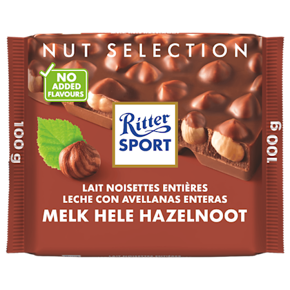 Melk hele hazelnoot