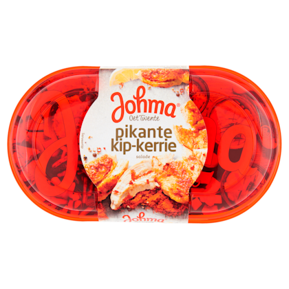 Pikante kip kerrie salade