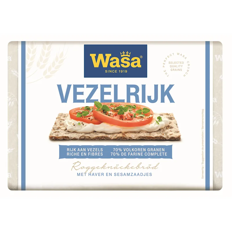 Wasa Knäckebröd Vezelrijk 30 stuks