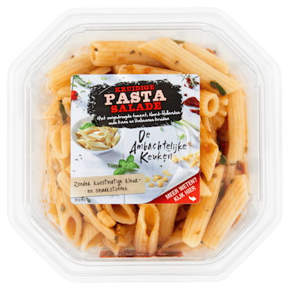 Ambachtelijke Keuken Pasta zongedroogde tomaat salade