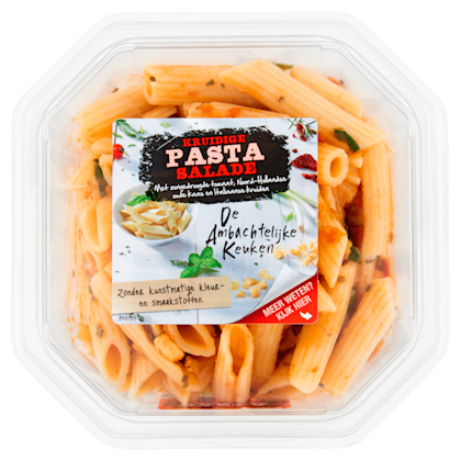 Pasta zongedroogde tomaat salade