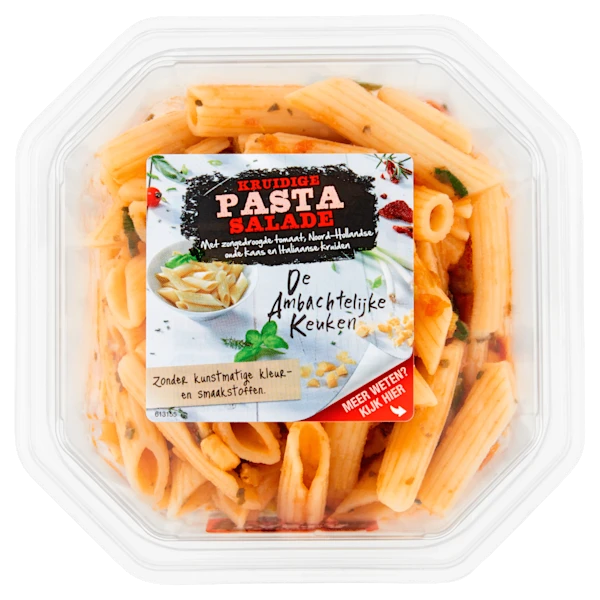 Ambachtelijke Keuken Pasta zongedroogde tomaat salade