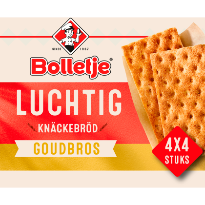 Luchtig knäckebröd goudbros