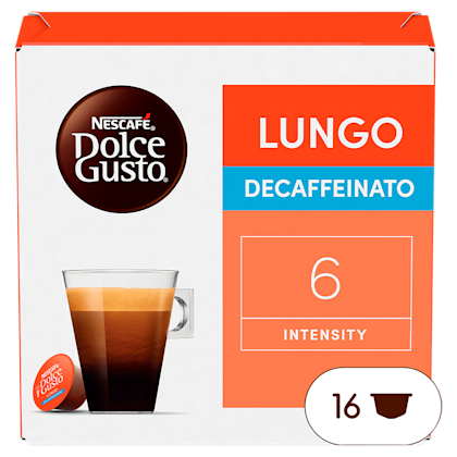 Dolce Gusto koffiecups lungo decafé