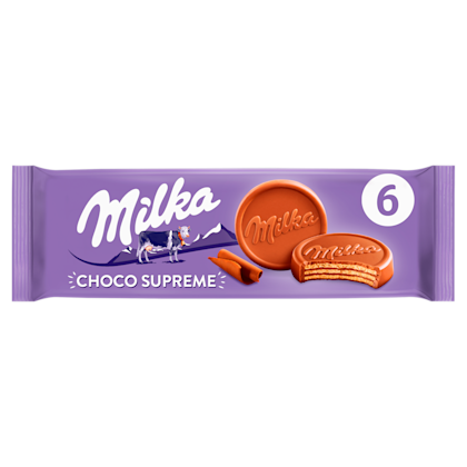 Choco Wafer koek met melkchocolade