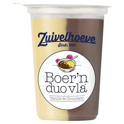 Boer'n vla choco vanille