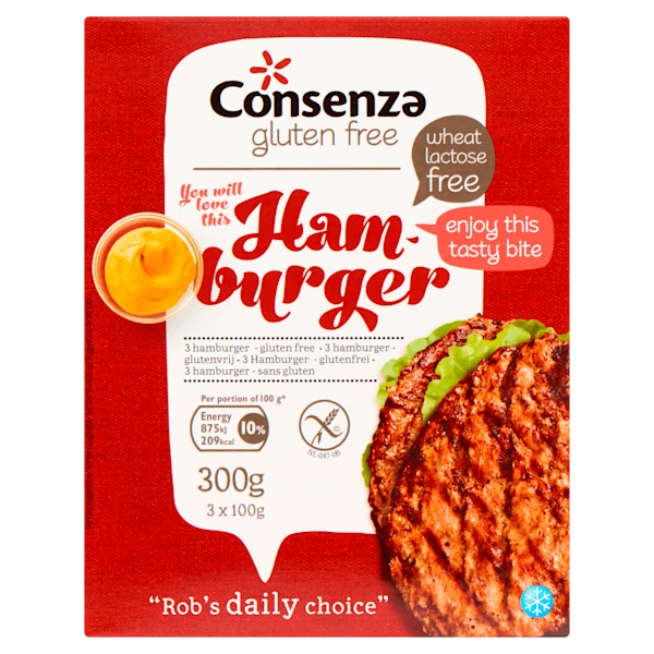 Consenza Glutenvrij hamburgers