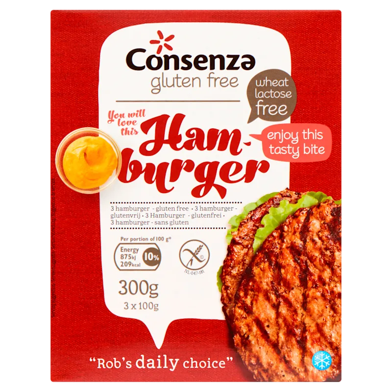 Consenza Glutenvrij hamburgers
