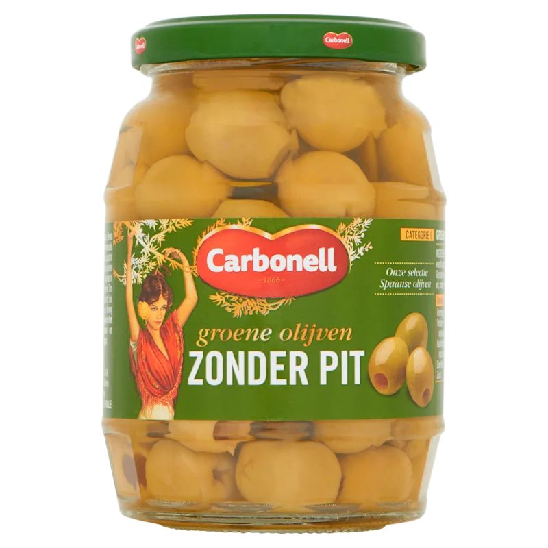 Carbonell Groene Olijven zonder pit